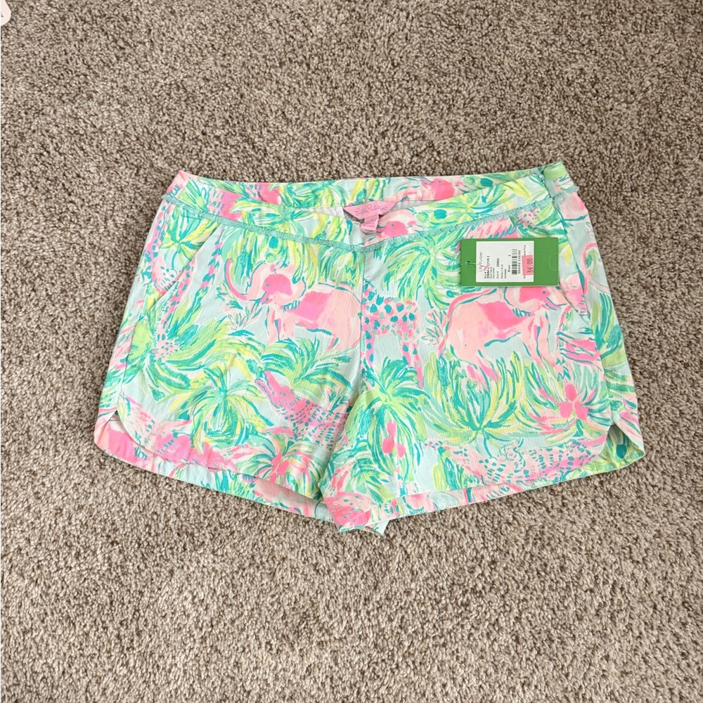 Lilly Pulitzer Pink, Mint & Blue Tropical Shorts